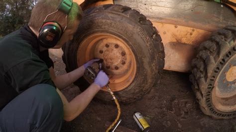 slime in skid steer tires|skid steer tire repair problems.